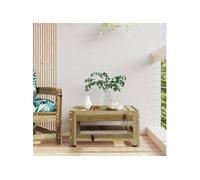 vidaXL Tabouret de jardin en pin imprégné