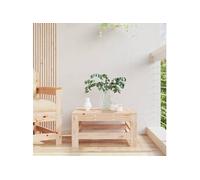vidaXL Tabouret de jardin en bois de pin massif