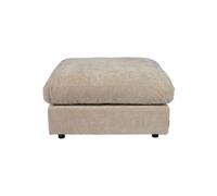 SENSE - Pouf en tissu beige L 92 Beige