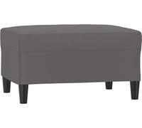 Repose-pied Gris 70x55x41 cm Similicuir