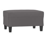 Repose-pied Gris 70x55x41 cm Similicuir