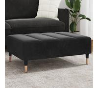 vidaXL Repose-pied - 77x55x31 cm - Noir