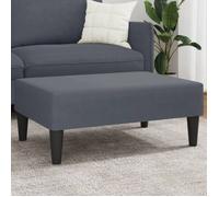 vidaXL Repose-Pied, Tabouret de Canapé, Pouf de Salon, Meuble de Salle de Séjour Chambre à Coucher Maison Intérieur, Gris Foncé Velours