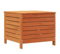 Repose-pied jardin cire marron 62x63,5x53,5 cm bois pin massif