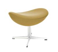 Repose-pied L'Oeuf/Egg™ étoffe satin polished aluminium base