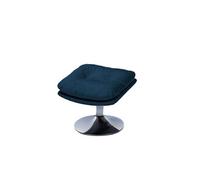 Repose pied Magnum Bleu Chrome - - Bleu - Tissu