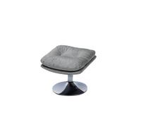 Repose pied Magnum Gris clair Chrome - - Gris - Tissu