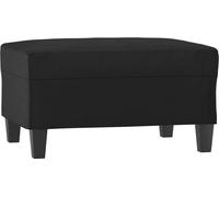 Repose-pied Noir 70x55x41 cm Similicuir