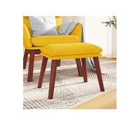 vidaXL Repose-pied 341464 Jaune moutarde 45x29,5x39 cm Tissu multicolore