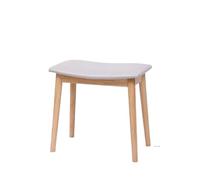 Repose Pied Tabouret de Coiffeuse, Tabouret, Chaise Selle, Ottoman, avec Pieds en Bois Massif, Banc Piano Moderne, Maquillage(Color 02)