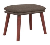 Repose-pied Taupe 45x29,5x35 cm Tissu