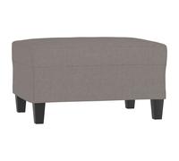 Repose-pied Taupe 70x55x41 cm Tissu