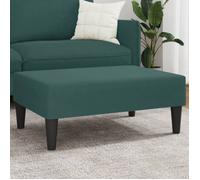 vidaXL Repose-pied en velours 77x55x31 cm – vert foncé