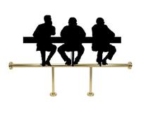 Repose-Pieds de Bar Améliorez Le Confort Du Bar avec Ce Kit Complet Repose-pieds (usage Commercial Pubs Et Cafés) Ses Tubes Support Au Design Minimaliste(Gold,410cm/13.5ft)