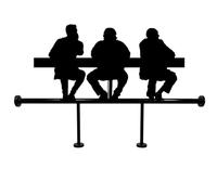 Repose-Pieds de Bar Améliorez Le Confort Du Bar avec Ce Kit Complet Repose-pieds (usage Commercial Pubs Et Cafés) Ses Tubes Support Au Design Minimaliste(Black,190cm/6.2ft)