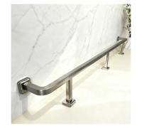Repose-Pieds De Bar Kit De Rail Pied Bar Intérieur Et Extérieur, Acier Inoxydable 304 Finition Brossée Tube Carré Appui-bras Support, Table D'île Cuisine OD 1,3 "(L 3.6M/11.81FT)