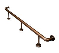 Repose-Pieds De Bar Kit de support de rail de pied de barre en laiton, repose-pieds en acier inoxydable 304 de Style rétro, pour îlot de cuisine, cour, jardin, Garage(L590cm/19.4ft)