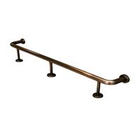 Repose-Pieds De Bar Rail De Pied Barre Au Fini Brossé Or Rose, Aire Repos Avec Matériel Support, Pour Assemble Sous L'îlot Cuisine Et Les Armoires Cour(L590cm/19.4ft)