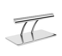Repose-pieds de coiffure - Inox - 35 cm - Tube ovale | physa