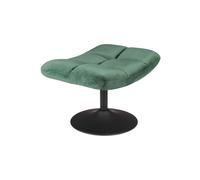 HOCKER - Tabouret repose pieds en velours vert Vert