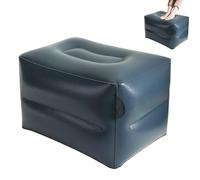 Repose-pieds gonflable - Tabouret ergonomique en PVC gris, coussin gonflable portable doux, plus de fonctions pour améliorer l'espace de voyage, coussin confortable robuste | Équipement de soutien