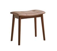 Repose-pieds ottoman en bois, repose-pieds multifonction et siège confortable pour une utilisation à la maison ou au bureau, hocker élégant, parfait pour le bureau ou le salon