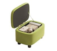 Repose-pieds Ottoman, tabouret de rangement multifonctionnel cube pouf avec cadre en bois, repose-pieds rembourré pour salon, boîte à jouets, décoration d'intérieur