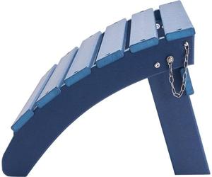 Repose-pieds pliant Adirondack 18,7 L x 18,9 l x 13,8 H pouces HDPE Bleu