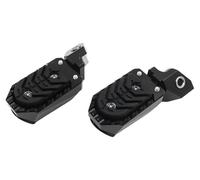 Repose-pieds réglables pour moto avec insert en silicone