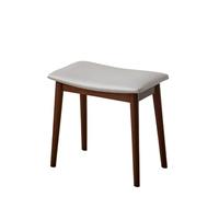 Repose Pieds Tabouret de Coiffeuse, Tabouret de Coiffeuse, Chaise de Selle, Tabouret Ottoman, Chaise avec Pieds en Bois Massif, Banc de Piano Moderne, Maquillage(Grey)