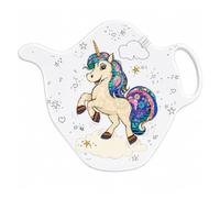 Repose Sachet de thé - Motif Licorne Qui Danse - mélamine de qualité