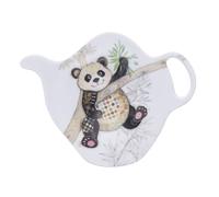 Repose Sachet de thé - Motif Panda accroché sur Son Bambou - mélamine de qualité