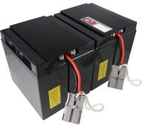 Reproduction de la batterie exactement adaptée à la batterie APC-RBC55 prémontée avec câble et connecteur