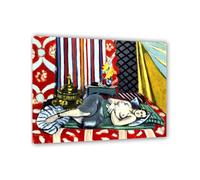 Reproductions de Tableaux CéLèBres impression sur toile Henri Matisse Odalisque avec jupe-culotte Image sur toile Henri Matisse Décoration Murale Salon chambre à coucher 85x70cm Cadre intérieur