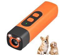 Répulseur à ultrasons pour chiens, 2025 Nouveau dispositif anti aboiement 2-en-1, avec écran HD et lampe de poche LED, dispositifs de contrôle des aboiements de chiens pour l'extérieur (1pcs)