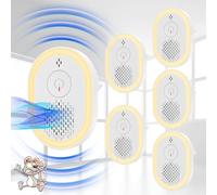 Répulsif à Ultrason, Répulsif Ultrason Anti Moustique, 6pcs Anti Moustique Ultrason Souris Répulsif à Souris Intérieur Répulsif Ultrason Appareil Anti Rats/Cafards/Rongeurs/Fourmis/Araignées/Insectes
