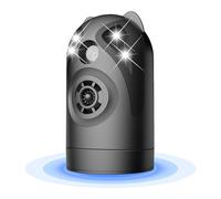 Répulsif à ultrasons, prise à ultrasons rotative automatique à 360° avec plusieurs modes pour lutter contre les nuisibles dans la voiture et la maison pour lutter contre les souris et les moustiques