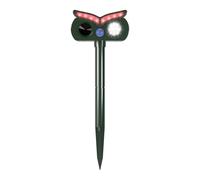 Répulsif animal ultrasonique | Répulsif solaire ultrasonique pour oiseaux | Dispositif dissuasif en forme de hibou IPX4 imperméable pour maison, jardin, voiture, chien, piscine massive, patio