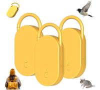 Répulsif Anti-Insectes Ultrasonique Portable avec Crochet De Suspension pour Voiture, Répulsif À Ultrasons pour Rongeurs, 3 Modes, pour Moteurs De Voiture, Intérieur/extérieur (3)