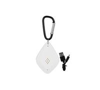 Répulsif anti-moustique portable à ultrasons avec crochet-blanc