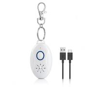 Répulsif Anti-nuisible Ultrasons Portable, Rechargeable USB, portée 3 m, sans Produits Chimiques, Protection Puces Tiques Moustiques, Animaux domestiques Chiens Chats, Anti-Moustique - 1 unité