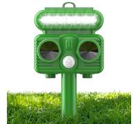 Repulsif Chat Solaire, Répulsif Chat Exterieur, Anti Taupe Vibration et Ultrasons Charge de Solaire USB, Ultrason Anti Chats pour Jardin Chats, Oiseaux, Renard, Souris et Rat, Lapin