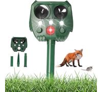 Répulsif Chat Ultrason, Repulsif Chat Exterieur Ultrason, Étanche Répulsif Chat Répulsif avec Détecteur de Mouvement pour Anti Chats Chiens Souris Ratons