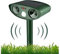 Répulsif Chat Ultrason, Repulsif Chat Solaire & Répulsif Animaux, Étanche Repulsif Chat Exterieur avec Détecteur pour Chats Chiens Souris Ratons Animaux de Jardin