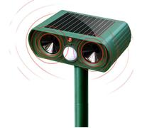 Répulsif Chat Ultrason Solaire Repulsif Chat Exterieur Sensibilité et Fréquence Réglable Ultrason Chat pour Repousser Animaux N A17