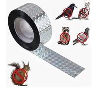 Répulsif Oiseaux Effaroucheur Oiseaux Effaroucheur Oiseaux Extérieur Ruban Réfléchissant pour Balcon Anti Pigeon Argent 2.4cm*5m