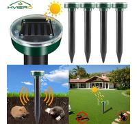 Répulsif Solaire 62 Ultrasonique, Souris, Taupe, Antiparasitaire, Vibration Ondulée, Cour Extérieure, Jardin, Pelouse, Ferme, Terrain, 4 8X 4Pcs Mouse repeller