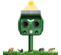 Répulsif solaire à ultrasons pour chats, pigeons, oiseaux, chiens, souris, renards, ultrasons pour animaux