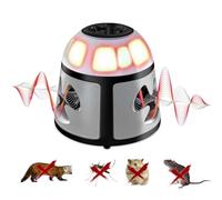 Repulsif Souris et Rats 360° Appareil Ultrason Souris avec Lumière LED Plug in Repulsif Souris Anti Rongeur pour Intérieur Protection et Anti Nuisibles Jardin