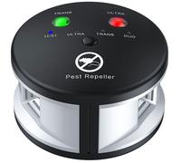 Répulsif ultrason anti-nuisibles - DEKOPRO - Ultrason 360° - Portée 550 m² - Fréquences variables 25-65 kHz